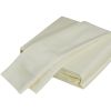 Premium Silky Soft 100% Tencel Lyocell Derived from Eucalyptus 4-Piece Sheet Set, Oeko-TEX Certified, Queen - Cr√®me